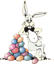 Gif animé Pâques lapin